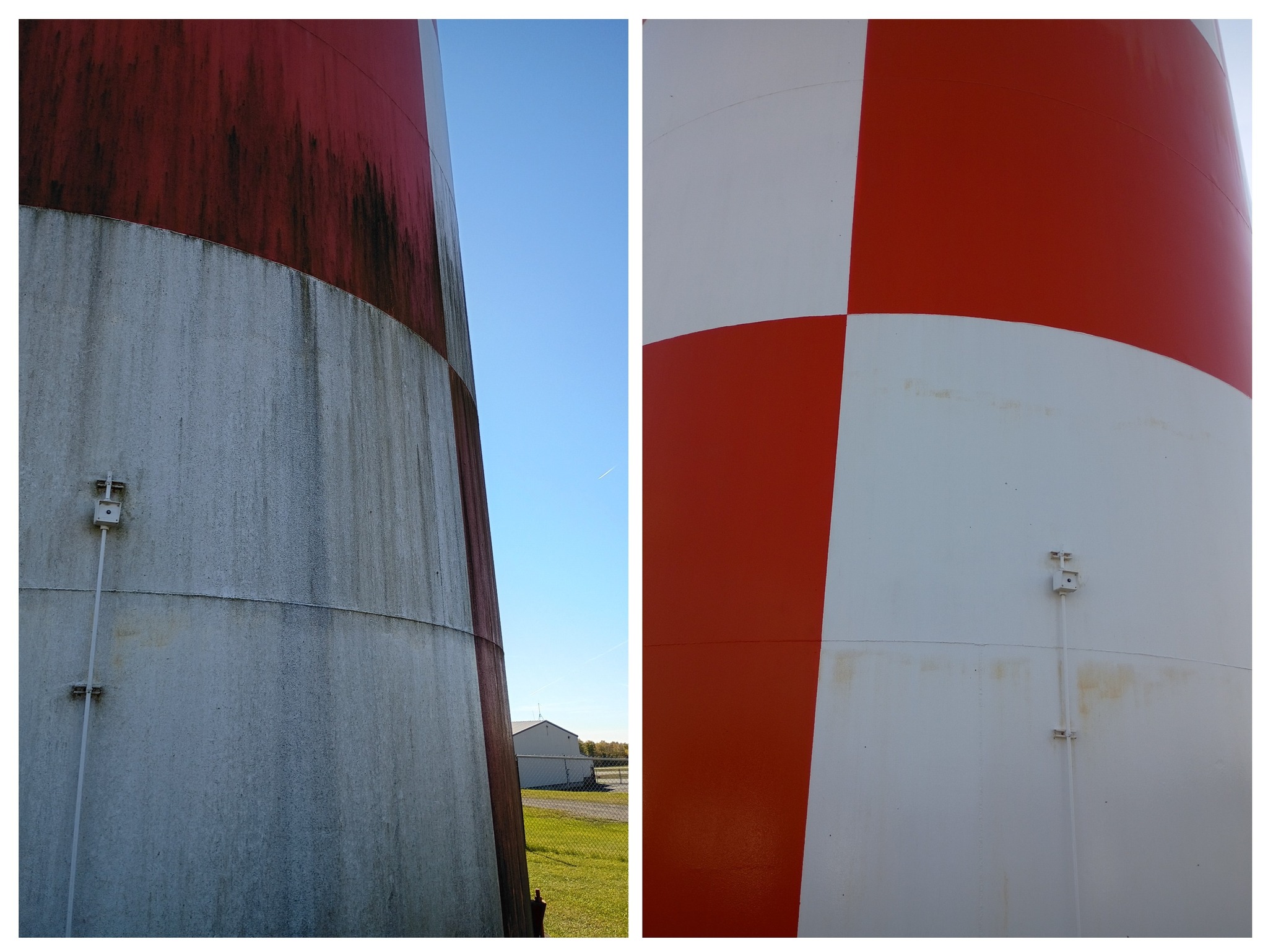 Before and after three