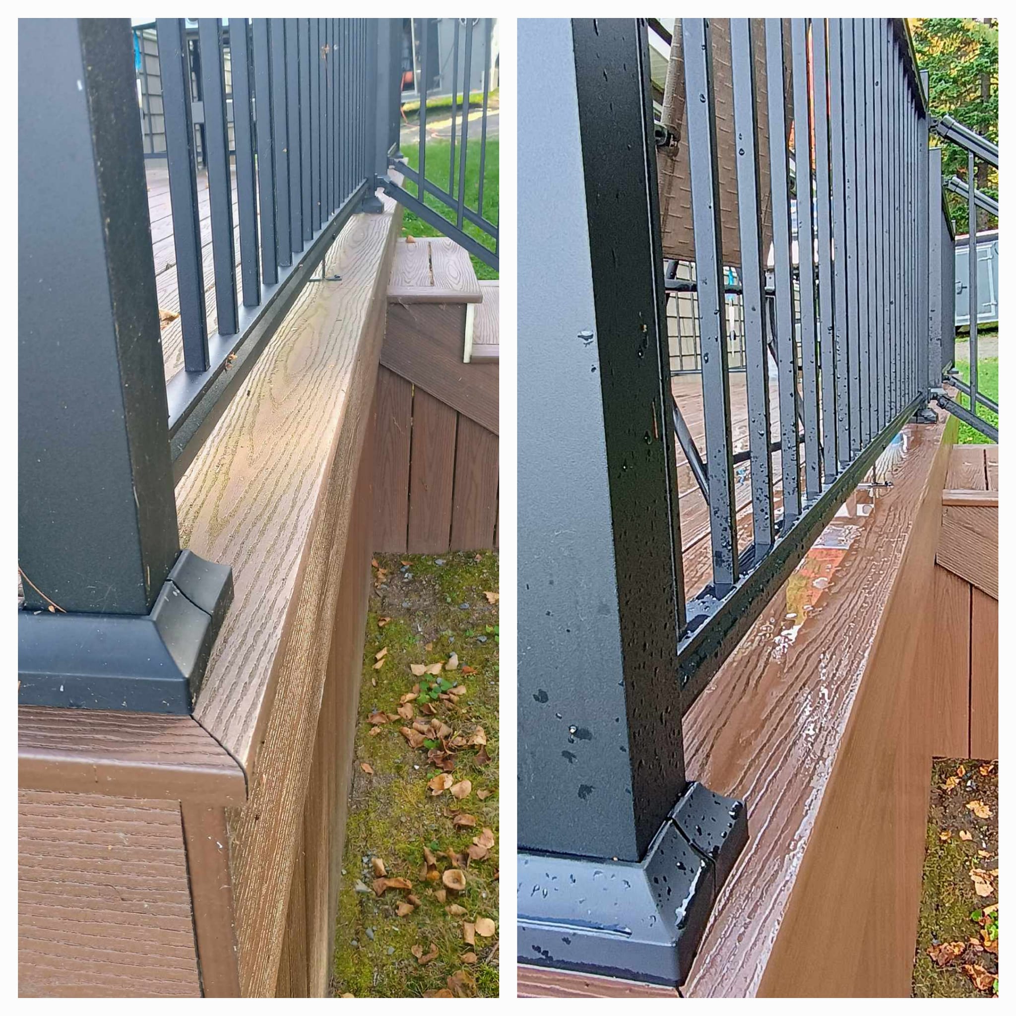 Before and after five