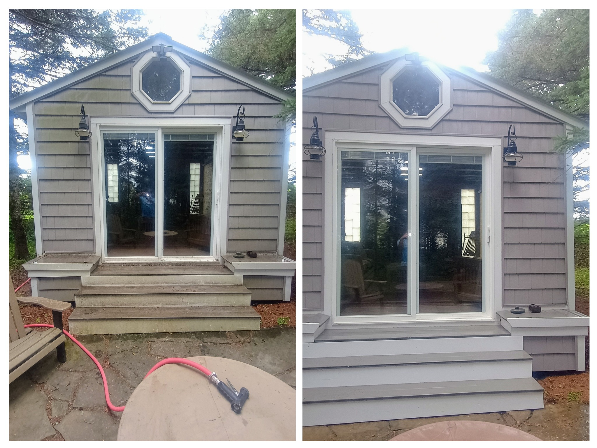 Before and after six